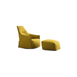 santa monica lounge armchair and ottoman CG-B087