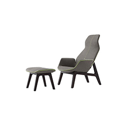 ventura lounge armchair and ottoman CG-B095