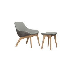 morph lounge armchair and ottoman CG-D010