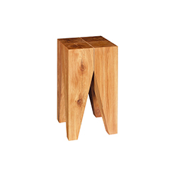 BACKENZAHN™ solid wood stool CG-E002