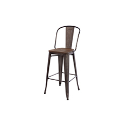 tolix high back bar stool CG-W037-2