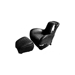 equestrian saddle chair and ottoman CG-M016