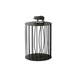 chicken caged side table/caged boar side table CG-HA027